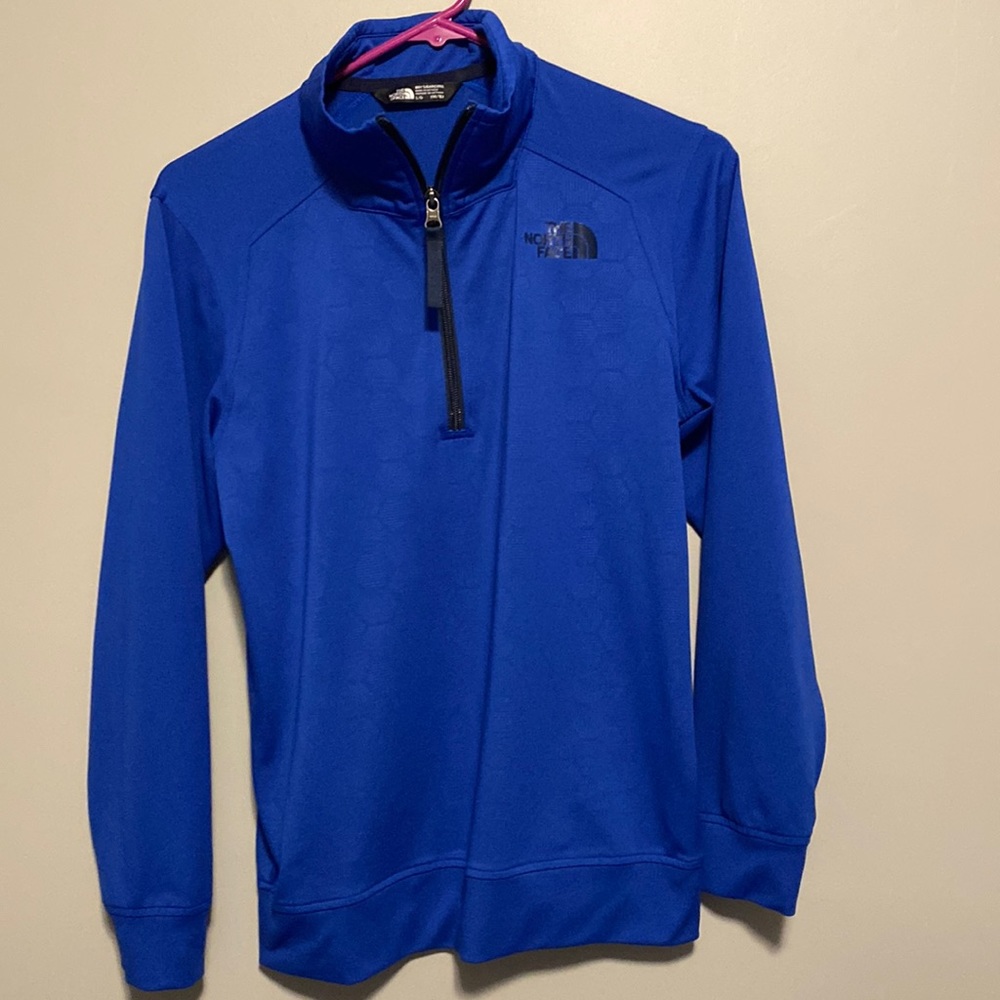 North Face 1/4 zip boys large (14-16)